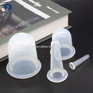 China Natural Plant Herbal Silicone Massager Anti Cellulite Vacuum Cup 4 Pcs on sale