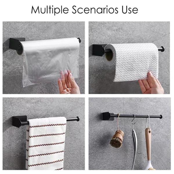 304 Stainless Steel Bathroom Roll Holder Wall Mount