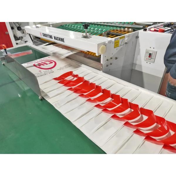 Die Cut Soft Loop Handle Bag Making Machine 100pcs/min