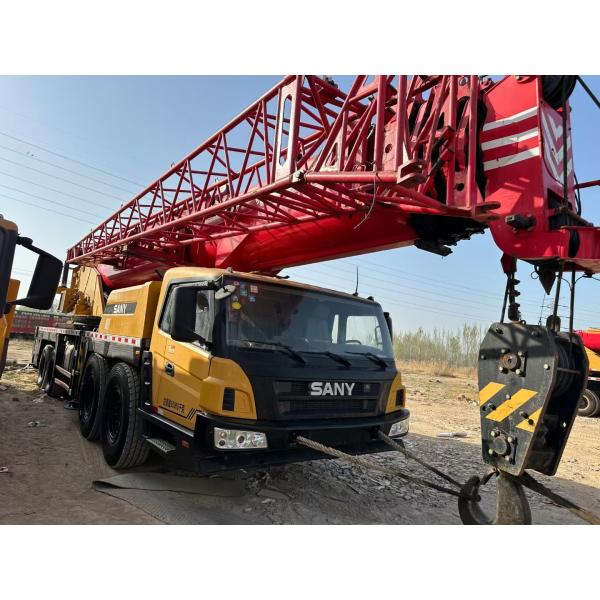 USED SANY 2019 80 ton Mobile Crane STC800T6 Lifting Equipment Machinery China Export