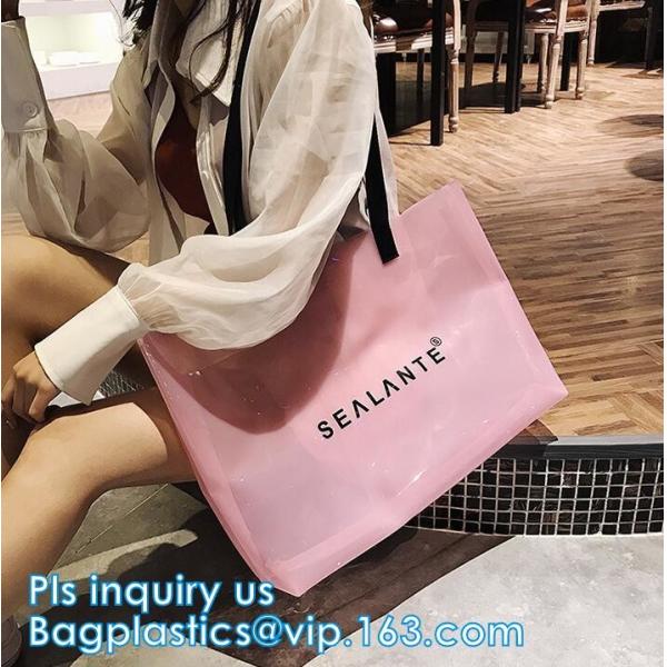 Summer Beach Bags Clear PVC Bag, PVC Hologram Crossbody Bag for Summer Beach, PVC beach bag plastic beach bag for women