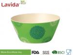 Durable Recycled Bamboo Fiber Bowls , Dishwasher Safe Tasteless Melamine Soup