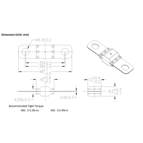A121601-50A ASTM 125VDC Voltage Rating Automotive Blade Fuses for Automotive and Performance