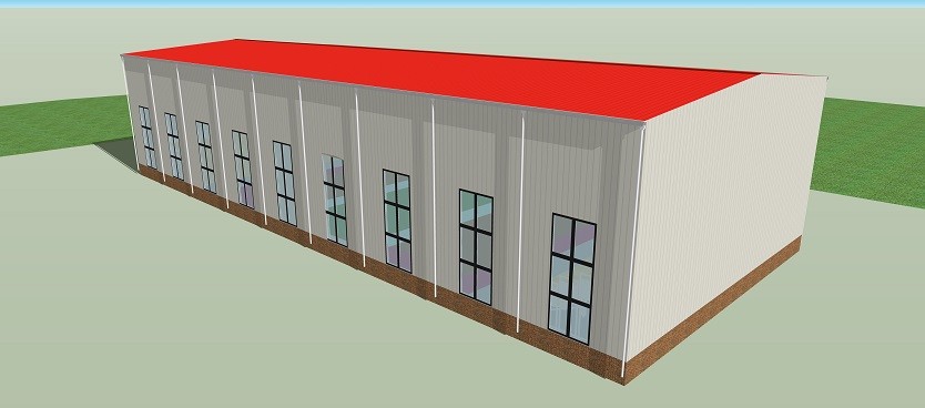 Light Weight Steel Structure Warehouse Workshop Building Storage Customized