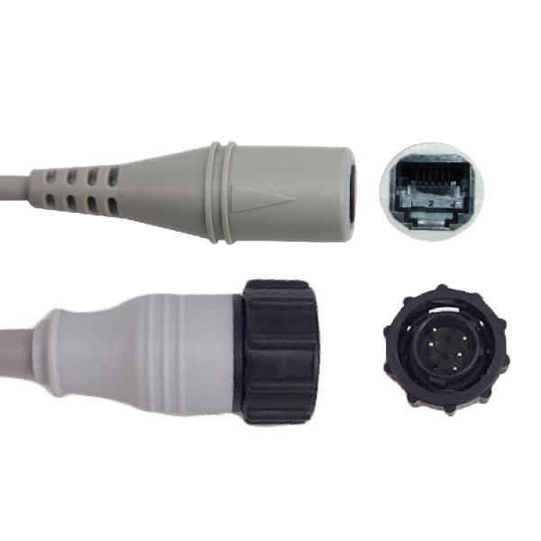 IBP adapter cable compatible Bard Monitor to Smiths transducer