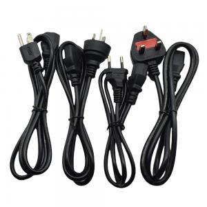 China 50mm Length 3 Pin AC Power Cord Cable 110V For Home Appliance on sale