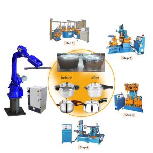 Quality Automatic Cookware Polishing Machine Double Ended Multifunctional wholesale