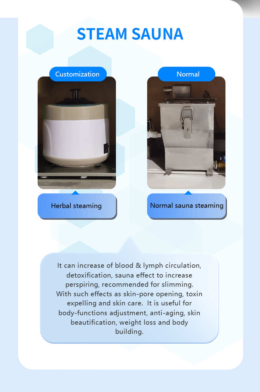 2500W Far Infrared Home Sauna Pod Spa Capsule With Carbon Fiber Heating Element