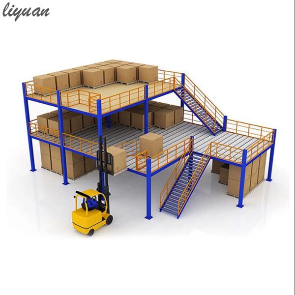 Warehouse Q235B 1000kgs Stainless Steel Mezzanine Rack