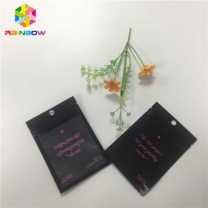 Quality Heat Sealed Foil Packaging Bags Custom Printing One Side Clear Transparent Resealable wholesale