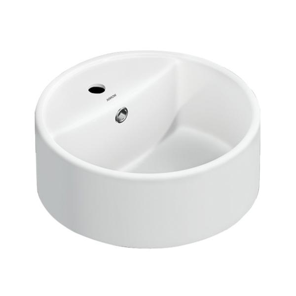 Vanity Basin Ceramic With Hole Bathroom White Round Counter Top Wash Hand Basin Factory Supply