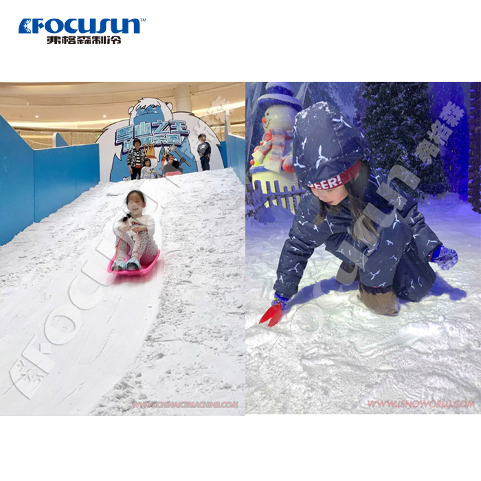 Video Outgoing-Inspection Provided Mega Snow Ice Machine for Four Season Ice Snow Park