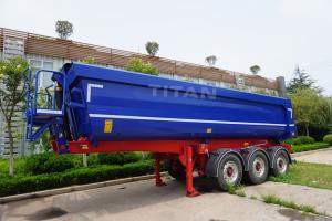 China TITAN  vehicle3 axle dump semi trailer truck tipper trailer for sale on sale