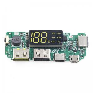 Quality 5V 2.4A 18650 BMS Battery Protection Board Micro / Type C LED Mobile wholesale