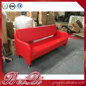 China Waiting area seating cheap waiting room bench chairs barber shop waiting benches 3-seater on sale