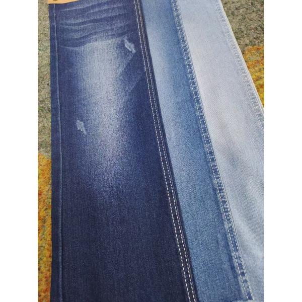 170cm Width Woven Stretch Blue Denim Fabric 8.2oz Durable and Stylish