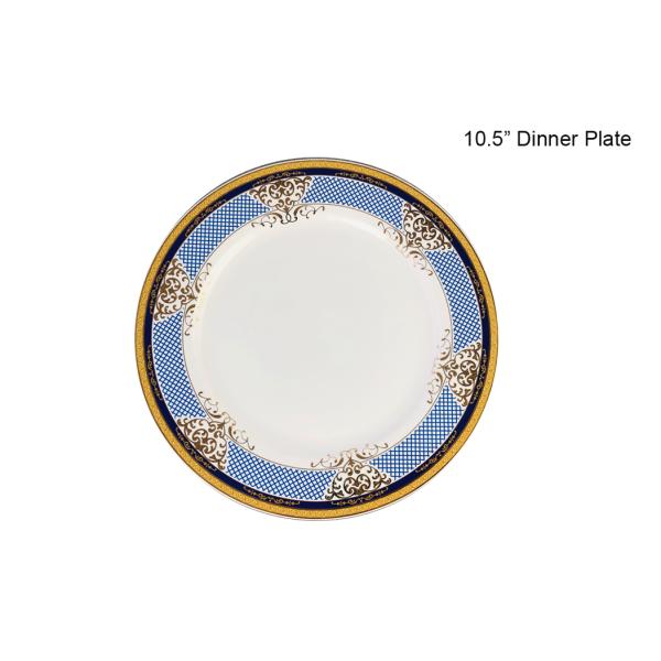 New Bone China 20 Pieces Ceramic Gold Design Decorative Customized Ceramic Dinnerware Sets