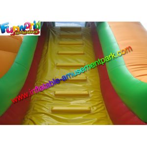 Kids Inflatable Commercial Obstacle Challeng Twin Dry Slide Factory