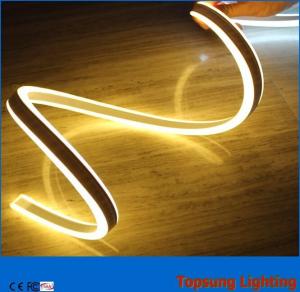 China 80led/m waterproof double side flex led neon light 12v yellow colour on sale