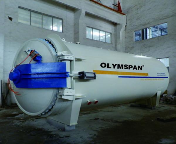 Cheap Composite Autoclave with limit block and safety valve and interlock for sale