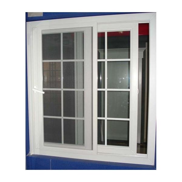 Cheap KDSBuilding Plastic Windows Pvc Sample Design Double Glaze Upvc Slide Window With Security grill for sale