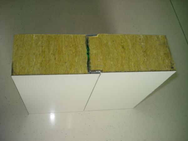 Cheap Yellow 100mm Rockwool Insulation Board Fire Resistant For Steel Sandwich Panel for sale
