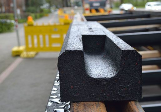 Recycled Rubber Rail Pads for Shock Absorption and Insulation