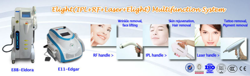 E-light IPL RF Beauty Machine For Eliminate Wrinkles and Hair Removal