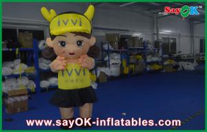 Quality Cute Decoration Inflatable Characters 3m Girl Lively Big Size Oxford Cloth wholesale