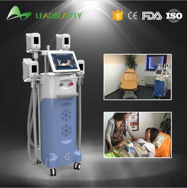 4 handles fat freezing Cryolipolysis cold body sculpting machine