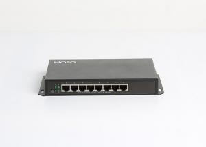 Quality HiOSO CAT5 Cable 100M Smart POE Switch , 8 Port Network Switch 5W wholesale