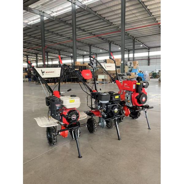Straight Turn Towing Hand Held Cultivator 171F Gasoline Gear Micro Rotary Power Hand Tractor