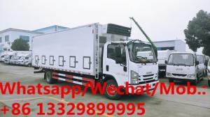 China HOT SALE! ISUZU Euro 5 190hp diesel day old chick transported van truck,good Baby chick van truck for 40,000 chick on sale