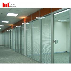 China 200-1500mm Double Glass Panels Demountable Wall Panels ODM OEM on sale