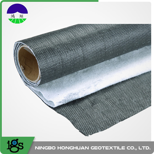Quality River Bank Woven Geotextile Fabric With PVC Geomembrane Composite 6m wholesale