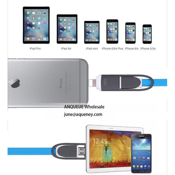 2 in 1 USB Cable Retractable Universal micro USB Charger Cable