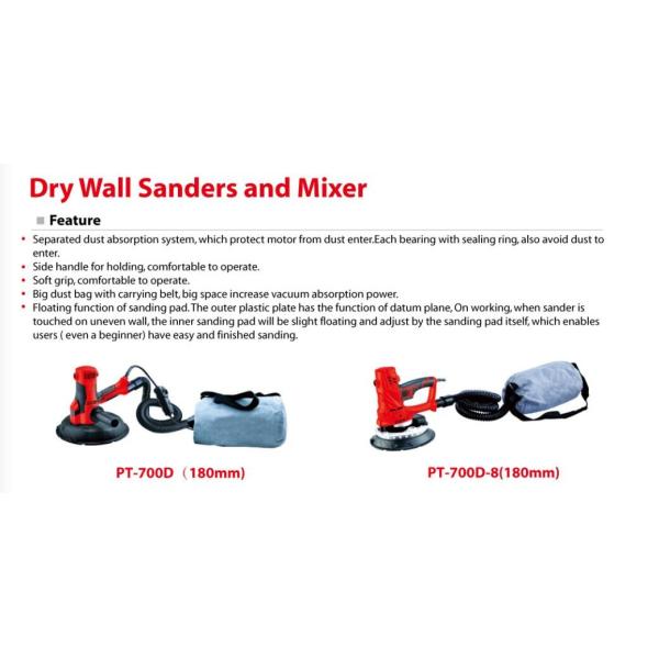 3000W Cement Grinding Machine With Dry Wall Sanders And Mixer