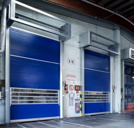 Insulated Weather Resistant Powder Coated Steel Overhead Sectional Doors