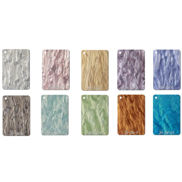 4X8 White Patterned Colored Acrylic Sheet Board 4mm Scratch Resistant