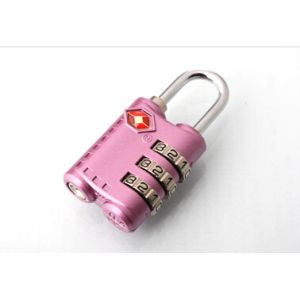 Quality TSA 3-digit travel bag zinc alloy lock wholesale