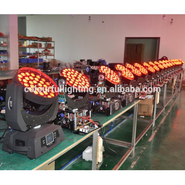 High Quality Stage Wash 10 Watt x 36 LED Moving Head (RGBW) with Zoom