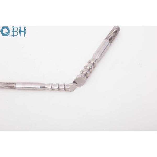 Stainless Steel Screw CNC Fastener Use Machine Hexagon Type