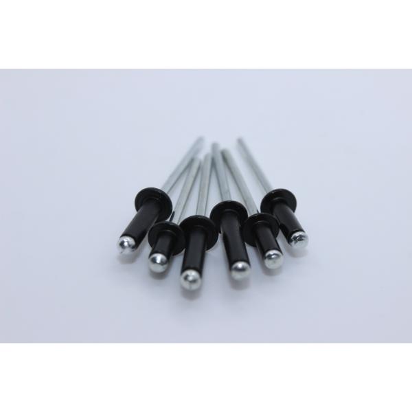 Aluminium Steel Pop Rivets with Open End Black Head ISO Standard 3/3.2/4/4.8/5/6