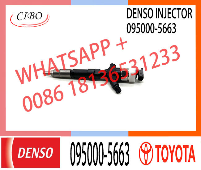 Diesel Common Rail Fuel Injector 0950005663 2367030050 for TOYOTA 2KD-FTV Engine 095000-5663 23670-30050