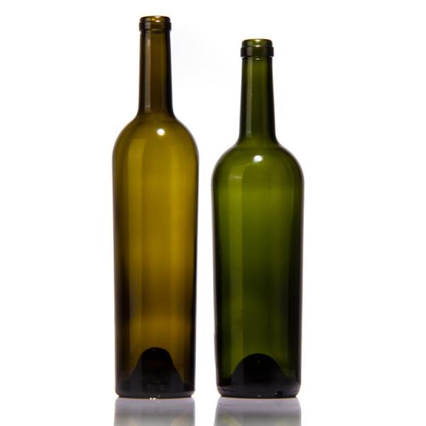 750ml Bordeaux Wine Bottles Light Blue 375ml Glass Bottles