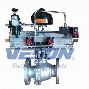 China Durable 3 Position Pneumatic Actuator Ball Valve Actuator  For Material Loading Systems on sale
