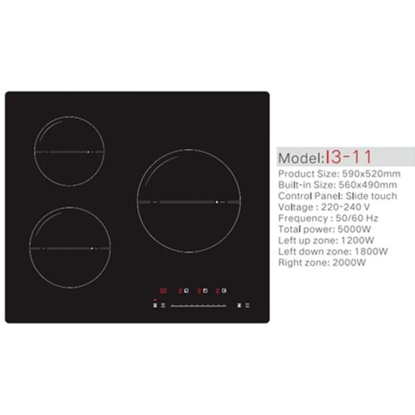 Classy Cook 20'' Three Burner Induction Cooktop