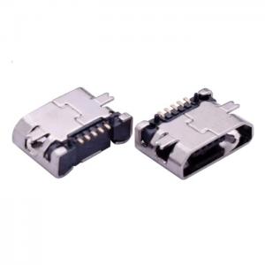 China Micro 5 Pin Female Full MSDS Smt Usb Connector on sale