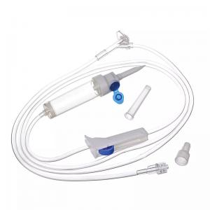 China Medical Disposable Infusion Transfusion Set Iv Set Infusion Device With CE on sale