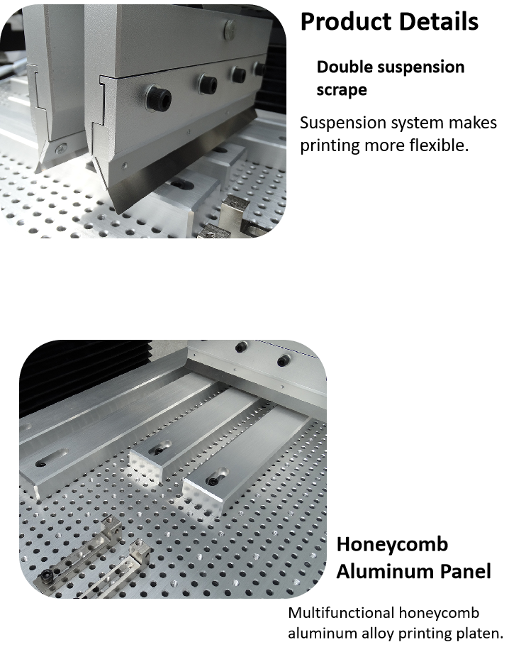 Semi Automatic High Accuracy Smt Stencil Printer Solder Paste Printer Machine